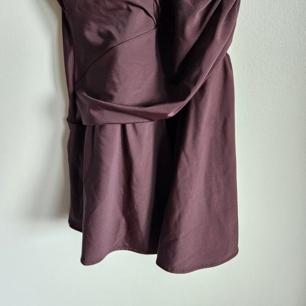 Miraclesuit Swimsuit 8 Brown Women's Swim Dress One Piece Bathing Suit - Picture 3 of 10